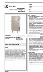 Electrolux 505071 Spécification abrégée