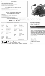 Anchor PortaCom H-200 Manuale d'uso