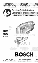 Bosch 52314 Руководство по эксплуатации/безопасности