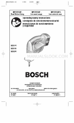 Bosch 52324 Panduan Petunjuk Pengoperasian/Keselamatan