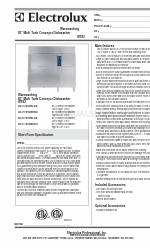 Electrolux 534178 Specification Sheet