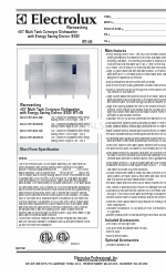 Electrolux 534182 Ficha de especificações