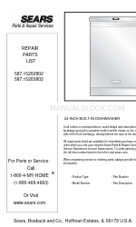 Electrolux 587.15202802 Manual da lista de peças de reparação