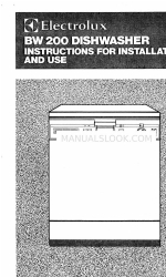 Electrolux BW 200 Instructions For Installation And Use Manual