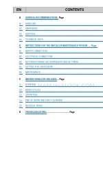 Electrolux Dishwashing EUC1 User Manual