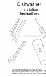 Electrolux EDW5505ESS Manuel d'instructions d'installation