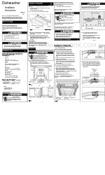 Electrolux EDW7505HPS - Semi-Integrated Dishwasher With 5 Wash Cycles Instrucciones de instalación