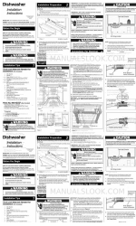 Electrolux EDW7505HPS - Semi-Integrated Dishwasher With 5 Wash Cycles Instrucciones de instalación