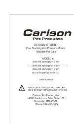 Carlson 2870 소유자 매뉴얼