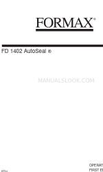 Formax FD 1402 autoseal 운영자 매뉴얼