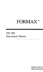 Formax FD 100 Manual do operador