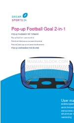 Dream Sports 24 Pop-up Football Goal 2-in-1 Podręcznik użytkownika