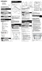 Electrolux EIDW6405HT - Fully Integrated Dishwasher インストレーション・インストラクション