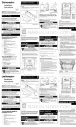 Electrolux EIDW6405HT - Fully Integrated Dishwasher インストレーション・インストラクション