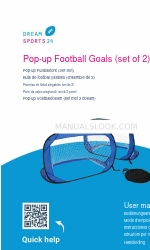 Dream Sports 24 Pop-up Football Goals Podręcznik użytkownika