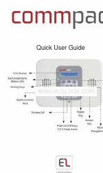 CommPact Wireless Intruder Control Panel Quick User Manual