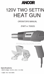 Ancor 703023 Manuale dell'operatore