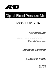 AND UA-704 Gebrauchsanweisung