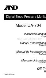 AND UA-704 Gebrauchsanweisung