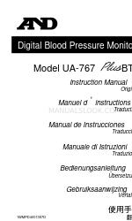 AND UA-767 Plus BT Gebrauchsanweisung