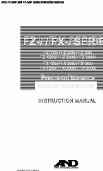 AND FZ-i Series Manual de instruções