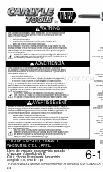 Carlyle Tools 6-1138 Instruction Manual