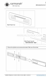 Carmanah MX Series Instal Manual