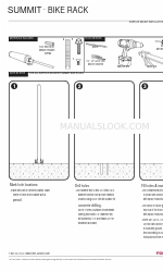 Forms + Surfaces SUMMIT BIKE RACK Instrukcje instalacji