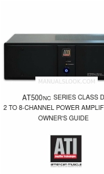 ATI Audio AT500NC SERIES Instrukcja obsługi