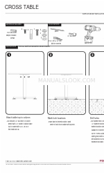 Forms+Surfaces CROSS TABLE Installatie-instructies