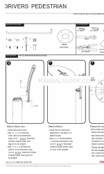 Forms+Surfaces 3RIVERS PEDESTRIAN Installation/Wiring Instructions