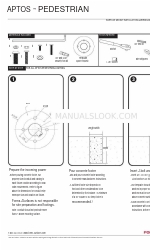 Forms+Surfaces Aptos Pedestrian Installation/Wiring Instructions