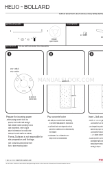 Forms+Surfaces HELIO BOLLARD Installation/Wiring Instructions