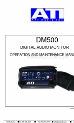 ATI Audio DM500 Operation And Maintenance Manual