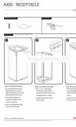 Forms+Surfaces AXIS RECEPTACLE Instructies voor bevestiging