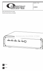 Alentec & Orion NEX-U 23800 Parça ve Teknik Servis Kılavuzu