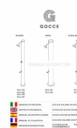 ATI di Mariani GOCCE TEVERE SOL-GN Instruction Manual