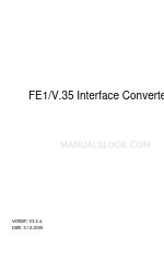 Anda Telecom FE1/V.35 Manuale d'uso