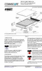 CommScope AMP NETCONNECT 2U Multi-Fiber Push-On Fiche d'instruction