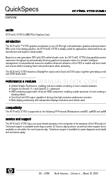 ATI Technologies FireGL V7700 Specificatie