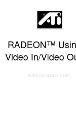 ATI Technologies RADEON 117-40122-20 Características Manual