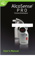 Andatech AlcoSense PRO Manual do utilizador