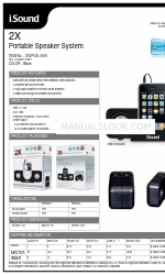 DreamGEAR 2X PORTABLE SPEAKER SYSTEM Manuale d'uso