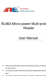 Andea Electronics RL863 Benutzerhandbuch