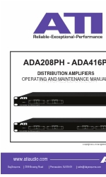 ATI Technologies ADA416PH Manual de operação e manutenção