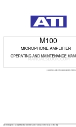 ATI Technologies M100 Panduan Pengoperasian dan Pemeliharaan