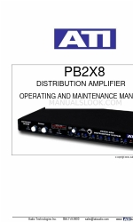 ATI Technologies PB2X8 Betriebs- und Wartungshandbuch