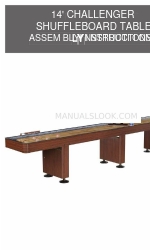 Carmelli CHALLENGER SHUFFLEBOARD TABLE Montaj Talimatları Kılavuzu