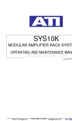 ATI Technologies SYS10K Betriebs- und Wartungshandbuch