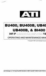 ATI Technologies UB400B Betriebs- und Wartungshandbuch